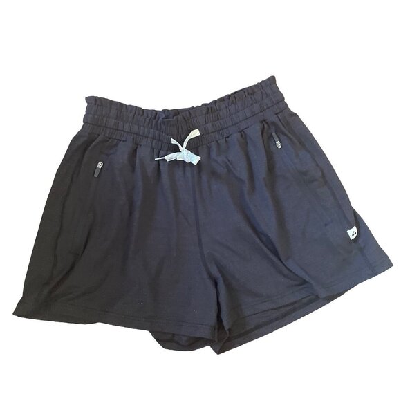 Pioneer Camp Sweat Shorts Men Athletic Medium Black Supsoft Knit Zippered Pocket - Picture 1 of 10
